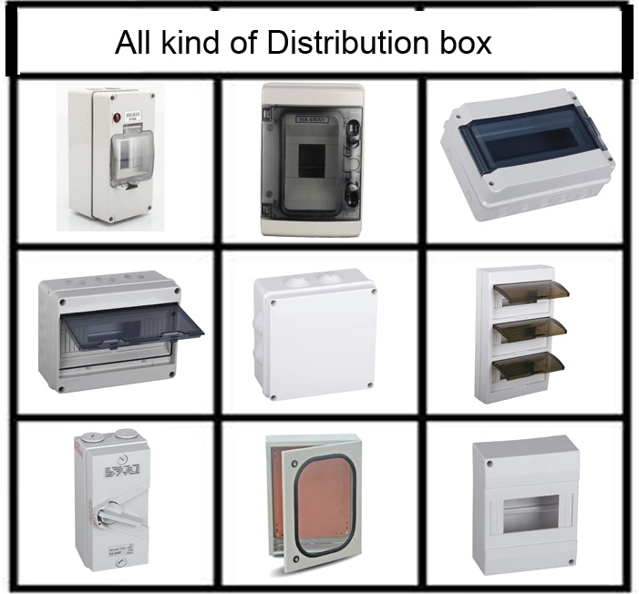 IP66 Transparent Plastic Types Power Distribution Box Switch Box Enclosure MCB Box