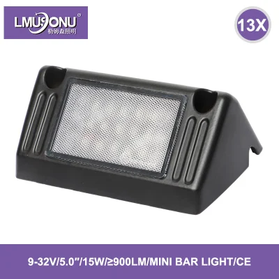 Lmusonu 5.0 인치 15W 자동차 트럭 미니 곡선 LED 라이트 바 9